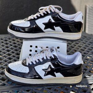 Men’s 11.5 A Bathing Ape Bapesta ‘Black’ Bape